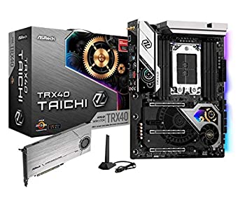 【中古】【未使用】ASRock マザーボード TRX40 Taichi AMD Ryzen Threadripper シリーズ CPU( Socket sTRX4 ) 対応 TRX40 ATX 【国内品】