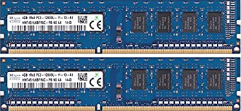 ڥݥȥå桪ۡšHynix HMT451U6BFR8C-PB 8GB 2 x 4GB PC3-12800U DDR3 1600 CL11 Desktop Memory Kit by Hynix [¹͢]