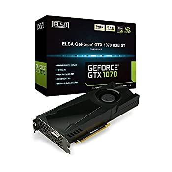 【中古】ELSA GeForce GTX 1070 8GB ST グラフィックスボード VD6122 GD1070-8GERST