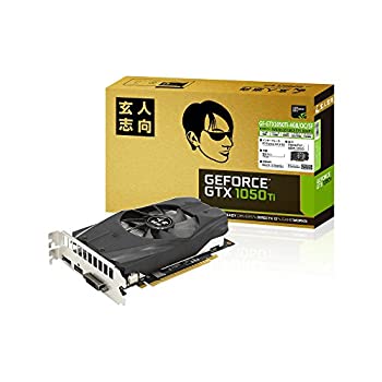 【中古】玄人志向 ビデオカード GEFORCE GTX 1050Ti搭載 グラフィックボード GF-GTX1050Ti-4GB/OC/SF