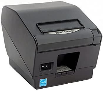 【中古】Star Micronics TSP700II TSP743IIC GRAY POS Thermal Label Printer Parallel Interface 39442210 by Star Micronics