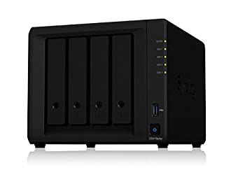 【中古】【NASキット】Synology DiskStation DS418play 4ベイ / デュアルコアCPU搭載 / 2GBメモリ搭載 マルチメディアサーバーに最適