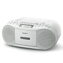 【中古】ソニー CDラジカセ レコーダー CFD-S70 : FM/AM/ワイドFM対応 録音可能 ホワイト CFD-S70 W