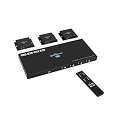 【中古】gofanco 4K 4x4 HDBaseT HDMI マトリックス - 4K/60Hz 4:2:0%カンマ% 4K/30Hz%カンマ% 1080p 3...