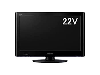 【中古】日立 22V型地上・BS・110度CSデジタルハイビジョンLED液晶テレビ　ブラックWooo ...