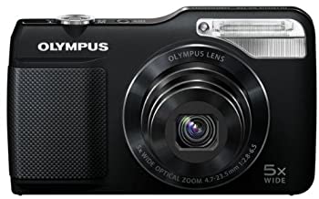 【中古】OLYMPUS デジタルカメラ VG-170 ブラック 1400万画素 光学5倍ズーム 15m強力フラッシュ ハイビ..