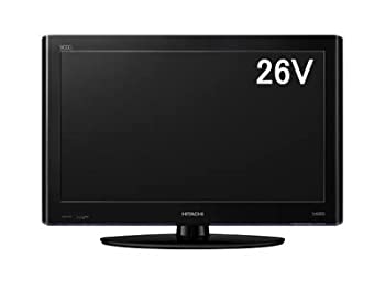 【中古】日立 26V型 地上・BS・110度CSデジタルハイビジョン液晶テレビWooo　(250GB HDD内蔵 録画機能付) L26-HP05-B