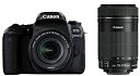 【中古】Canon デジタル一眼レフカメラ EOS 9000D ダブルズームキット EF-S18-55mm/EF-S55-250mm 付属 EOS9000D-W...