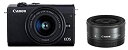 【中古】Canon ミラーレス一眼カメラ EOS M200 ダブルレンズキット ブラック EOSM200BK-WLK