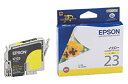 【中古】EPSON 純正インクカートリッジ ICY23 インクカートリッジ(イエロー)