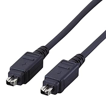 šۥ쥳 USB֥ FireWire IEEE1394 400(i.LINKDV) 4pin-4pin 1m ֥å IE-441BK