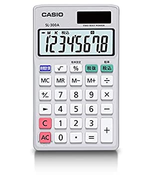 【中古】カシオ パーソナル電卓 時間・税計算 手帳タイプ 8桁 SL-300A-N【メーカー名】CASIO(カシオ)【メーカー型番】SL300AN【ブランド名】CASIO(カシオ)【商品説明】カシオ パーソナル電卓 時間・税計算 手帳タイプ 8桁 SL-300A-N映像商品などにimportと記載のある商品に関してはご使用中の機種では使用できないこともございますので予めご確認の上お買い求めください。 付属品については商品タイトルに記載がない場合がありますので、ご不明な場合はメッセージにてお問い合わせください。 画像はイメージ写真ですので画像の通りではないこともございます。また、中古品の場合、中古という特性上、使用に影響の無い程度の使用感、経年劣化、キズや汚れがある場合がございますのでご了承の上お買い求めくださいませ。ビデオデッキ、各プレーヤーなどリモコンなど付属してない場合もございます。 中古品は商品名に『初回』『限定』『○○付き』等の記載があっても付属品、特典、ダウンロードコードなどは無い場合もございます。 中古品の場合、基本的に説明書・外箱・ドライバーインストール用のCD-ROMはついておりません。 当店では初期不良に限り、商品到着から7日間は返品を受付けております。 ご注文からお届けまで ご注文⇒ご注文は24時間受け付けております。 注文確認⇒当店より注文確認メールを送信いたします。 入金確認⇒決済の承認が完了した翌日より、お届けまで3営業日〜10営業日前後とお考え下さい。 ※在庫切れの場合はご連絡させて頂きます。 出荷⇒配送準備が整い次第、出荷致します。配送業者、追跡番号等の詳細をメール送信致します。 ※離島、北海道、九州、沖縄は遅れる場合がございます。予めご了承下さい。 ※ご注文後、当店より確認のメールをする場合がございます。期日までにご返信が無い場合キャンセルとなりますので予めご了承くださいませ。 ※当店ではお客様とのやりとりを正確に記録する為、電話での対応はしておりません。メッセージにてご連絡くださいませ。