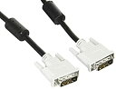 【中古】エレコム ディスプレイケーブル DVI-D24pin デュアルリンク デジタル 1.5m ブラック CAC-DVDL15BK