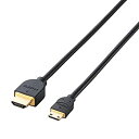 【中古】エレコム HDMI - mini HDMI ケーブル 2m 4K×2K対応 ブラック DH-HD14EM20BK
