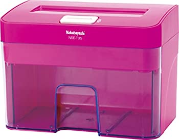 【中古】ナカバヤシ パーソナルシュレッダー ファインカット ピンク NSE-T05P 【中古】ナカバヤシ パーソナルシュレッダー ファインカット ピンク NSE-T05P