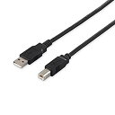 【中古】iBUFFALO USB2.0ケーブル1.0m ブラック BSUAB210BK