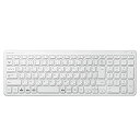 【中古】エレコム キーボード Bluetooth パンタグラフ コンパクトキーボード Windows・Mac・iOS・Android対応 ホワイト TK-FBP...
