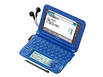 【中古】シャープ カラー電子辞書Brain 高校生モデル ブルー系 PW-G5300-A