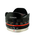 【中古】【未使用】Rokinon FE75MFT-B 7.5mm F3.5 UMC 魚眼レンズ マイクロフォーサーズ (オリンパスペンとパナソニック) ブラック