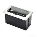 【中古】【未使用】StarTech.com 会議用テーブルAVコネクティビティBOX 埋め込み型 充電USBポート HDMI/VGA/DisplayPort入力...