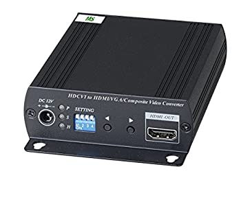 【中古】【未使用】HD-CVI/HD-TVI/AHD ビデオコンバータからHDMI/VGA/コンポジットビデオまたはビデオ..