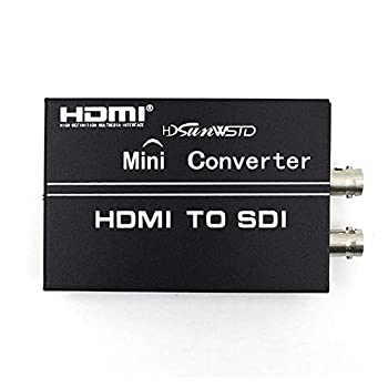 【中古】【未使用】HDMI - SDIコンバーター フルHD 1080P HDMI 1.3c & HDCP 2つのSDI Outptutと2つのHDMI入力スイッチ機能で動作