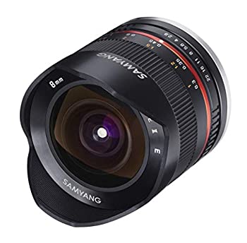 【中古】【未使用】SAMYANG 単焦点魚眼レンズ 8mm F2.8 II ブラック フジフイルム X用 APS-C用
