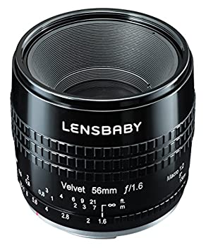 š̤ۡѡLensbaby եȥ Velvet 56 56mm F1.6 ˥Fޥ ֥å ե륵б 860052