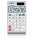 【中古】【未使用】カシオ パーソナル電卓 時間・税計算 手帳タイプ 8桁 SL-300A-N
