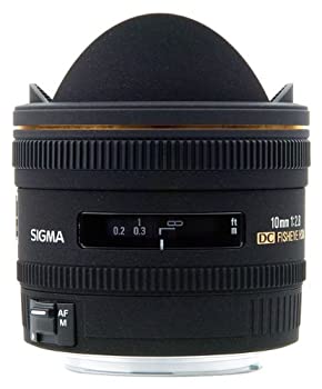 【中古】【未使用】SIGMA 単焦点魚眼レンズ 10mm F2.8 EX DC FISHEYE HSM シグマ用 対角線魚眼 APS-C専用 477561