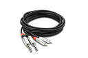 【中古】【未使用】Hosa HPR-005X2 1.5m モノラルフォンプラグ×2-RCA×2 オーディオケーブル