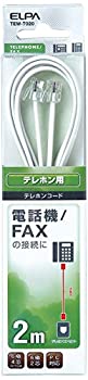 【中古】【未使用】ELPA テレホンコード6極2/4芯 2m TEW-T020 【中古】【未使用】ELPA テレホンコード6極2/4芯 2m TEW-T020