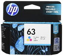 【中古】【未使用】HP 63 インクカートリッジ カラー