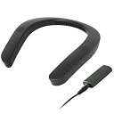 【中古】【未使用】LITHON (ライソン) Audinsound ウェアラブルスピーカー SP-09 KABS-009B | Bluetooth USB充電 ...