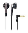 【中古】【未使用】audio-technica イヤホン インナーイヤー型 ブラック ATH-C505 BK(2)