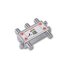 【中古】【未使用】DXアンテナ 分配器 【4K 8K 対応】 4分配 全端子間通電 金メッキプラグ F型端子 ダイカスト製高シールド構造 4DMLS(P)