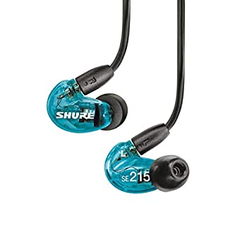【中古】【未使用】SHURE シュア 高遮音性イヤホン (有線タイプ)　/　SE215SPE-A　トランススルーセントブルー : カナル型 【国内品/メーカー2】
