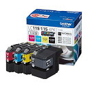【中古】【未使用】ブラザー工業 【brother純正】インクカートリッジ4色パック(大容量) LC119/115-4PK 対応型番:MFC-J6973CDW、M...
