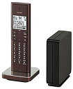 【中古】【未使用】シャープ 電話機 コードレス 迷惑電話機拒否機能 ブラウン系 JD-XF1CL-T