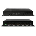 【中古】【未使用】MIFO HDMI画面分割器 4入力1出力 HDMI切替分配器 フルHD対応|4画面分割表示 同時出力 音声切り替え 全画面モード 瞬時切り替...
