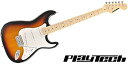 【中古】【未使用】【国内品】 PLAYTECH プレイテック エレキギター ST250 Maple Sunburst