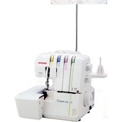 【中古】【未使用】JANOME ジャノメ ロックミシン ドリームロック 55D