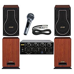 【中古】【未使用】BMB 家庭用カラオケスピーカー 本格セット スピーカー Bluetoothアンプ マイク サブウーファースタンド HKS-201