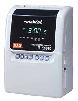 【中古】マックス タイムレコーダー ER-201S/PC ER90094