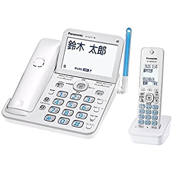 【中古】パナソニック 電話機 RU・RU・RU VE-GZ71DL-W [パールホワイト]