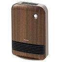 【中古】アイリスオーヤマ 大風量 セラミックファンヒーター 人感センサー付き 1200W マイコン式 押しボタンタイプ 濃木目 PDHM2-120TD1-T(2)