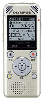 【中古】OLYMPUS ICレコーダー VoiceTrek 8GB リニアPCM対応 指向性マイク搭載 FMチューナー付 GLD ゴールド V-803