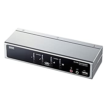 【中古】サンワサプライ USB・PS/2コンソール両対応パソコン自動切替器(4:1) SW-KVM4HVCN