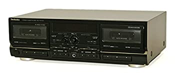 【中古】Technics テクニクス RS-TR4750-K ブラック ダブルオートリバースカセットデッキ