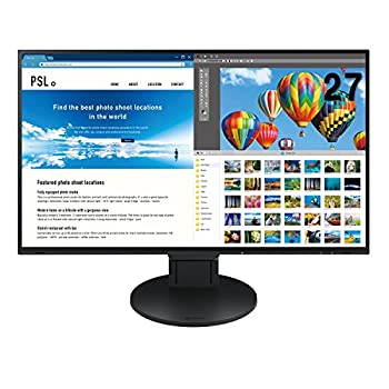 【中古】EIZO FlexScan 27.0インチ ディスプレイモニター (4K UHD/IPSパネル/ノングレア/ブラック/USB Type-C搭載/5 無輝点) EV2785-BK